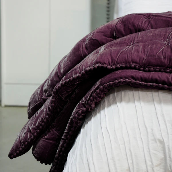 CRUZ VELVET COMFORTERS & COVERLETS