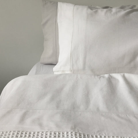 UNION HEMSTITCH DUVET SETS & PILLOWCASES
